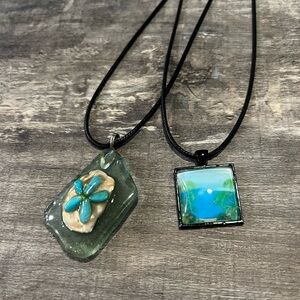Lahaina Town Sea Glass Necklaces